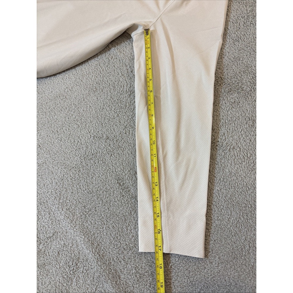Lululemon WovenAir Half Button Lightweight Pullover Men's Size Small Ivory Beige - Picture 8 of 10
